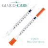 GLUCO-CARE 0.5 ml/cc Syringes 31G x 5/16’’ (8mm), 100/box