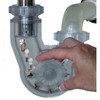 Permaflow Never Clog Transparent Abs 1-1/2" P-Trap (Includes 1-1/2" To