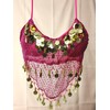 Women's Belly Dance Costume Set Indian Dance Performances Outfit, pink