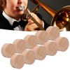 10Pcs Trombone Water Key Spit Valve Cork Pad Instrument Accessory