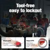 BOZZYS Lockout Tagout Cable Lock | 0.24'' × 71'' Adjustable