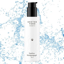 Dr. VAGO Facial Cleanser with Frankincense and Glycerine | Made in Austria | 100% Vegan | Only Natural Active Ingredients | Foaming Cleansing Gel Removes Impurities and Sebum | for Men and Women