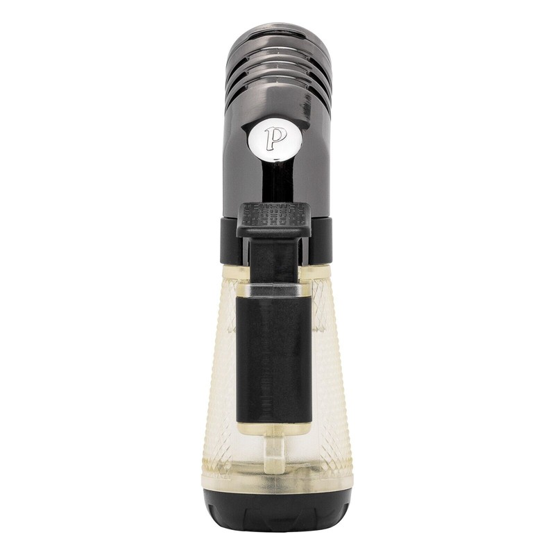 Palio Squadra Angled Triple-jet Flame Cigar Lighter, Clear