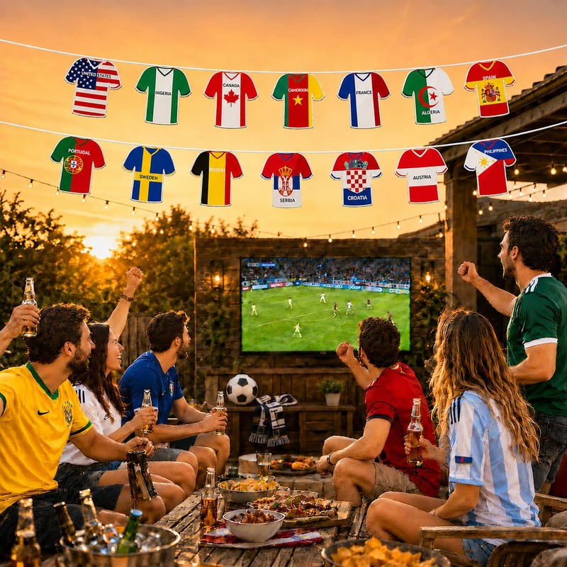 49 Countries Flags Banner Garland - International World Flag String