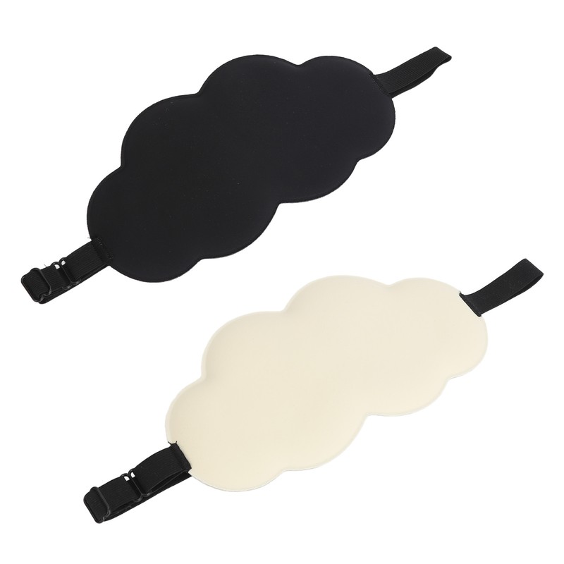 2Pcs Sleep Eye Shade Cloud Shape Versatile Comfortable Breathable Skin