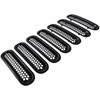 7PCS Front Grill Mesh Inserts for Jeep Wrangler JK JKU