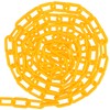 MANCHAP 164 Ft Yellow Plastic Chain Links, Plastic Crowd Control