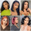 Yijimei Bob Wig Human Hair 13x4 Lace Frontal Wig Short