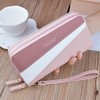 Cartera para Mujer de Cuero PU, Billetera de Gran Capacidad,