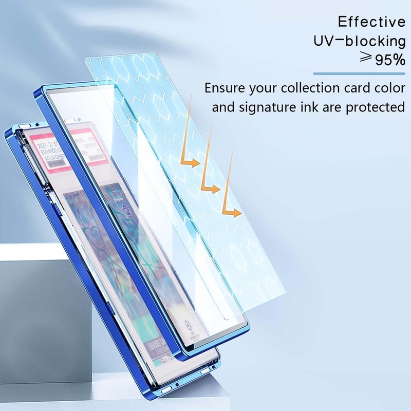 DiaoTu PSA Slab Bumper Case, Metal Graded Cards Slab Magnetic