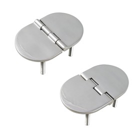 White Water Marine Stainless Oval Hinges (61137S - Oval Hinge)
