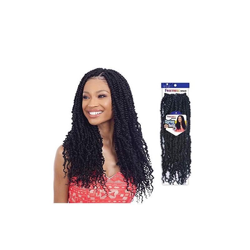 MULTI PACK DEALS! FreeTress Crochet Braids Spring Twist 18" (1-PACK,