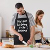 Moslyn Funny Cooking Apron for Men Grilling BBQ Chef Cooking