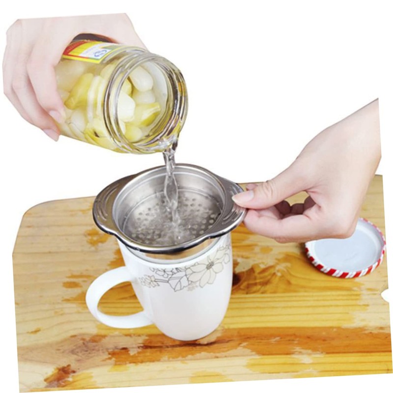 SHOWERORO Stainless Steel Strainer Sieve Can Colander Food Draining Tool