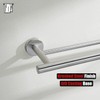 JQK Double Towel Bar, 24 Inch 304 Stainless Steel Thicken