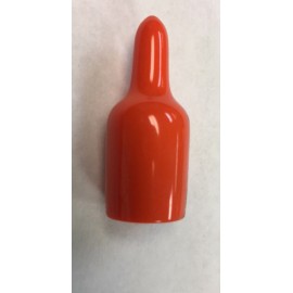 CAPPLUG END CAPS/PIPE CAP/TUBE CAP. BAG OF 42. PUSH FIT STYLE.1/4" PLIABLE VINYL. ORANGE