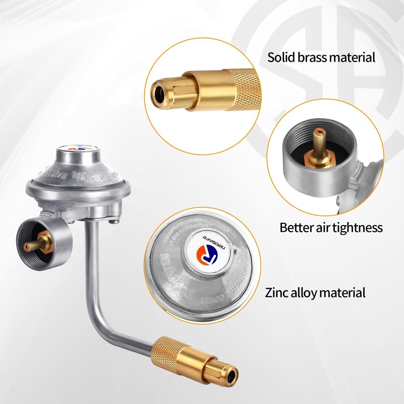 R REGSAFE Propane Griddles Regulator Blackstone Regulator Replacement, Fit for