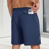 UVSAI Men's UPF 50+ 7" Inseam Hiking Shorts with 3