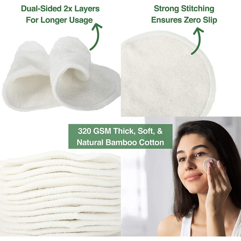 Cotton Wool Pads (30 Value Pack) 320 GSM PREMIUM Bundle