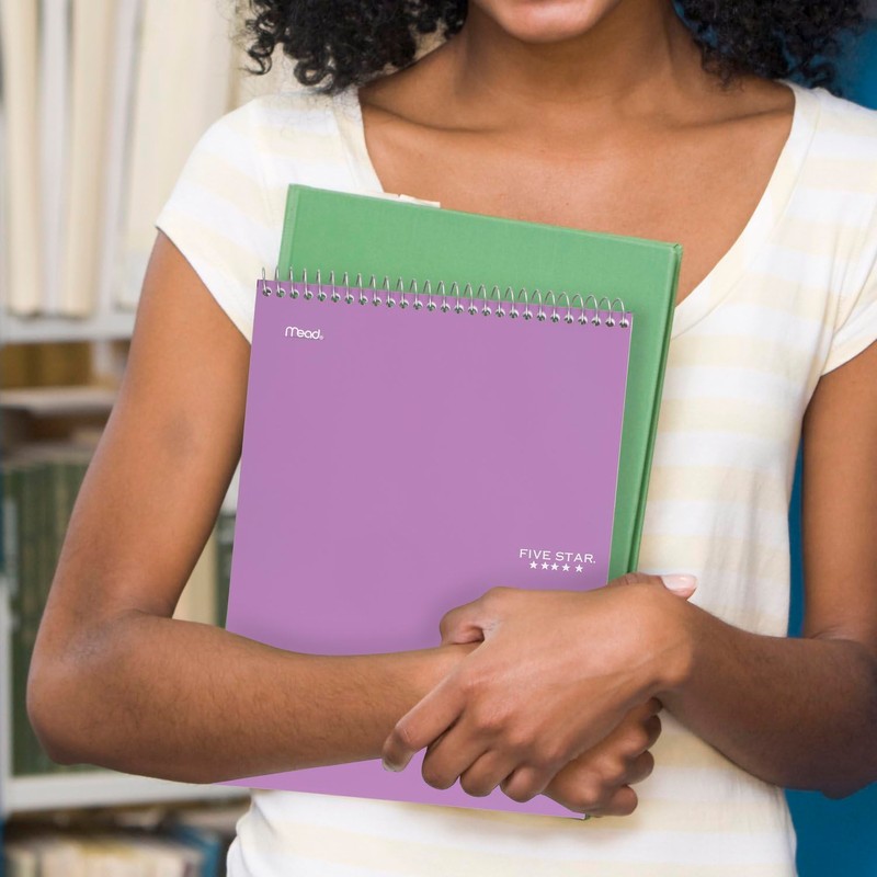 Five Star Top Spiral Notebook + Study App, 1 Subject,