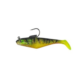 Berkley PowerBait Pre-Rigged Swim Shad,Perch,3" (5 Count)