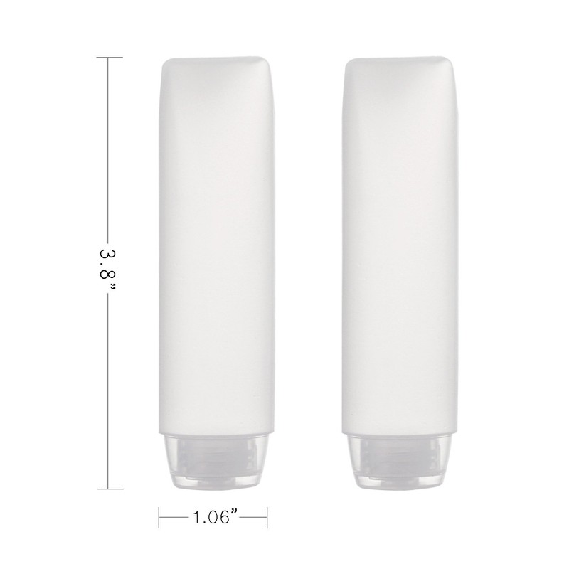 OTO 6 Pack Travel Size Plastic Squeeze Bottles for Liquids,