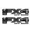 FX4 Off Road Skull Decal Replacement Sticker Bedside/Gray