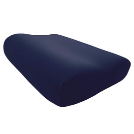Edda Lux Cover Suitable for Tempur Original Sleeping Pillow S, M, L and XL, 50 x 31 cm, Shape-Retaining Jersey Cushion Cover for Neck Support Pillow, Made of 100% Cotton, Navy