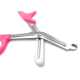 Toolspecific Tuff Cut / Tough Cut 18cm Paramedic Scissors - Bright Fluorescent Pink Medical EMT Multi Purpose