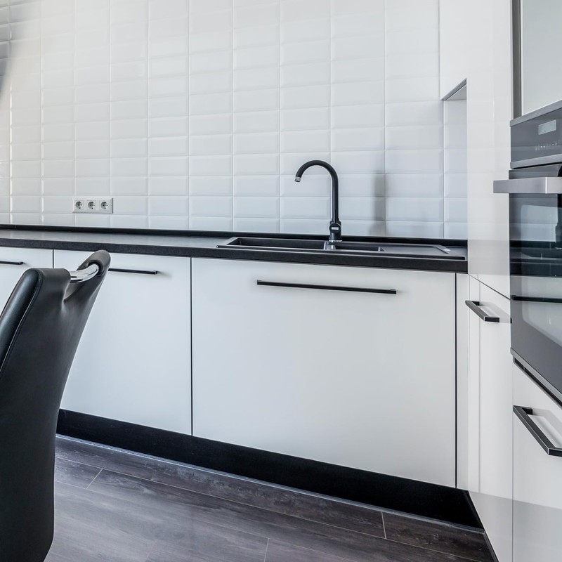 Ravinte 10 Pack Black Cabinet Pulls 18 Inch Square Kitchen