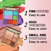 Apooliy 2 x Shimmer & Matte Eyeshadow Palette, Long-Lasting Cream