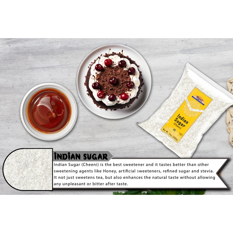 Rani Indian Sugar (Cheeni) 14oz (400g) ~ All Natural |