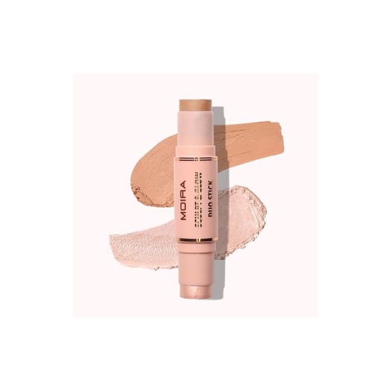 Moira Cosmetics SCULPT & GLOW DUO STICK - Bronceador e