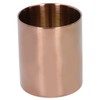 Round Pen Holder Stainless Steel Vase Cosmetic Brush Container Desktop