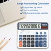 OSALO Calculator Extra Large Display Accounting Big Button 12 Digits