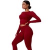 MAYROUND Women Gym Set 2 Piece Outfits Workout Set Long