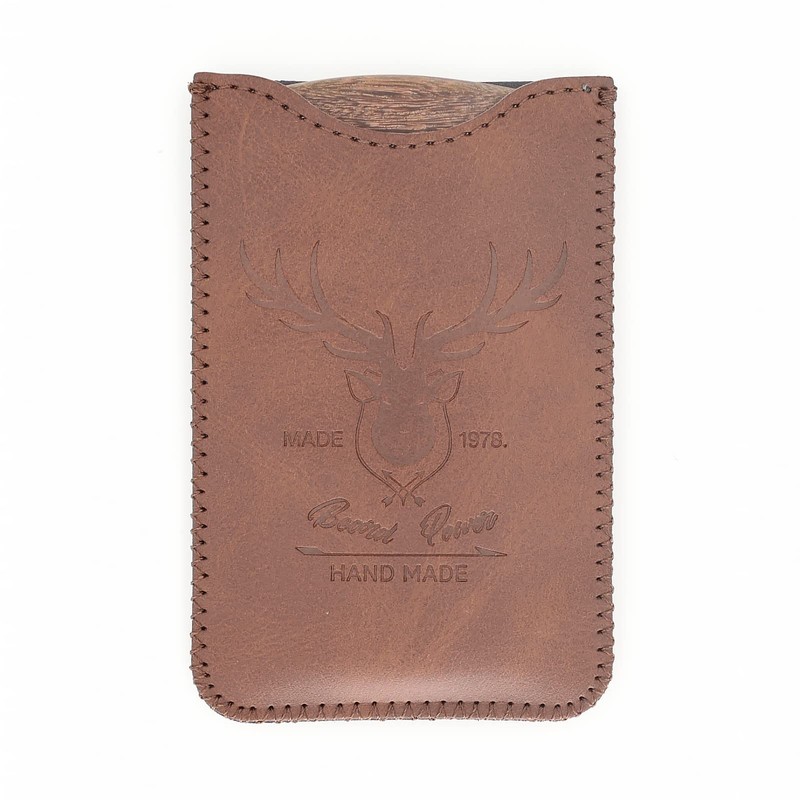 Menesia Sandalwood Beard Comb with Case - Fine & Coarse
