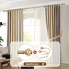 Curtain Rods for Windows 48 to 84 Inch, USFOOK 7/8
