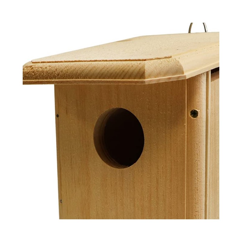 Bird Habitats Flycatcher House – Nest Box for Great Crested