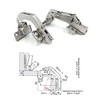 LOOTICH 135 Corner Hinge and 165 Degree Full Overlay Soft