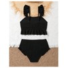 Floerns - Traje de baño de 2 piezas para niña
