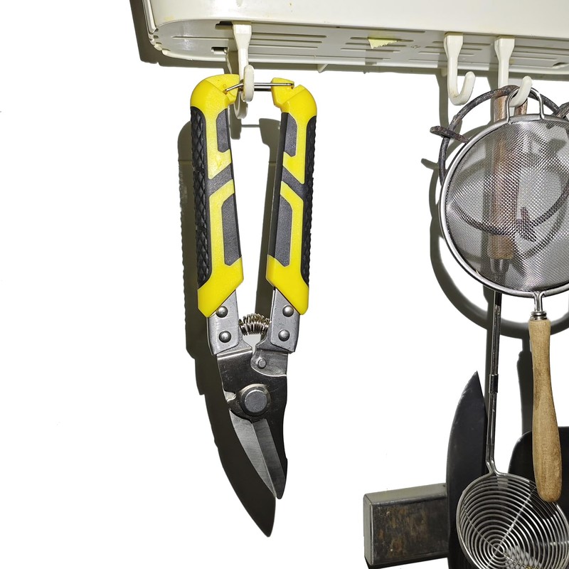 TOOLMAK Aviation Tin Snips 8.5 Inch Heavy Duty Scissors Stainless