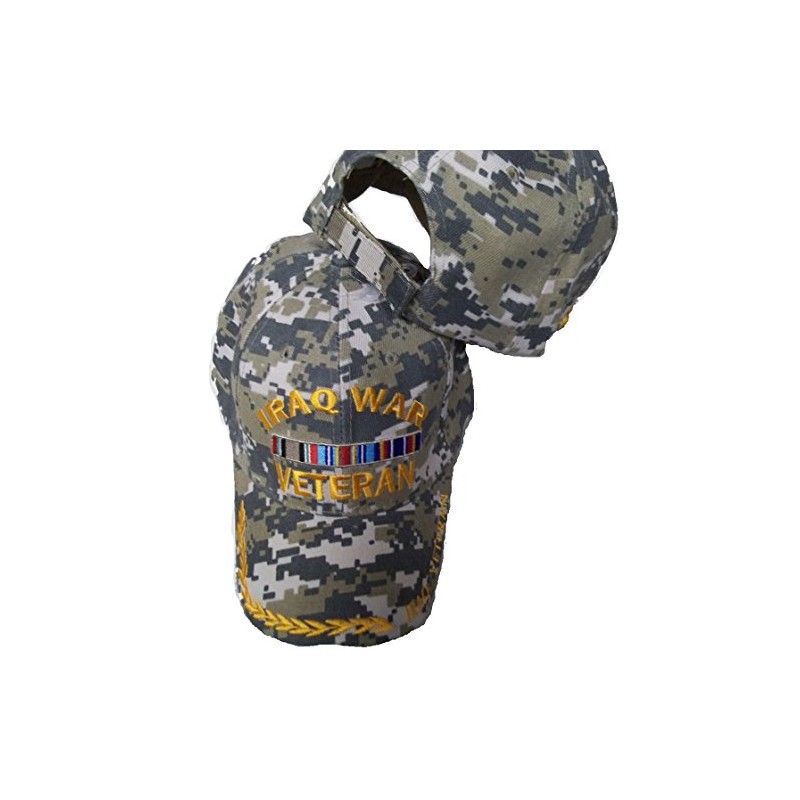 Iraq War Veteran Camo Style Embroidered Baseball Cap Ball Hat