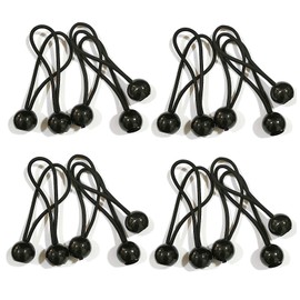 FJmark Truck Seat, Rubber Band, Light Tiger, Seat Band, Large, Medium Truck, Ball Stop, Ball Bungee, 5.9 inches (15 cm), 7.9 inches (20 cm), 11.8 inches (30 cm), Pack of 20