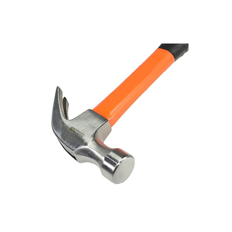 16oz Claw Hammer Nail Screw Remover Removal Tool Fibreglass TPR