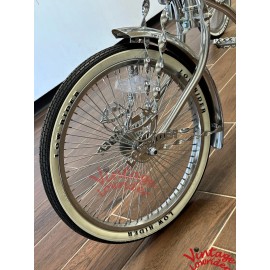 VINTAGE LOWRIDER PAIR OF CUSTOM LASER CUT LOWRIDER HEAD 3/8 AXLE ACCESSORY.