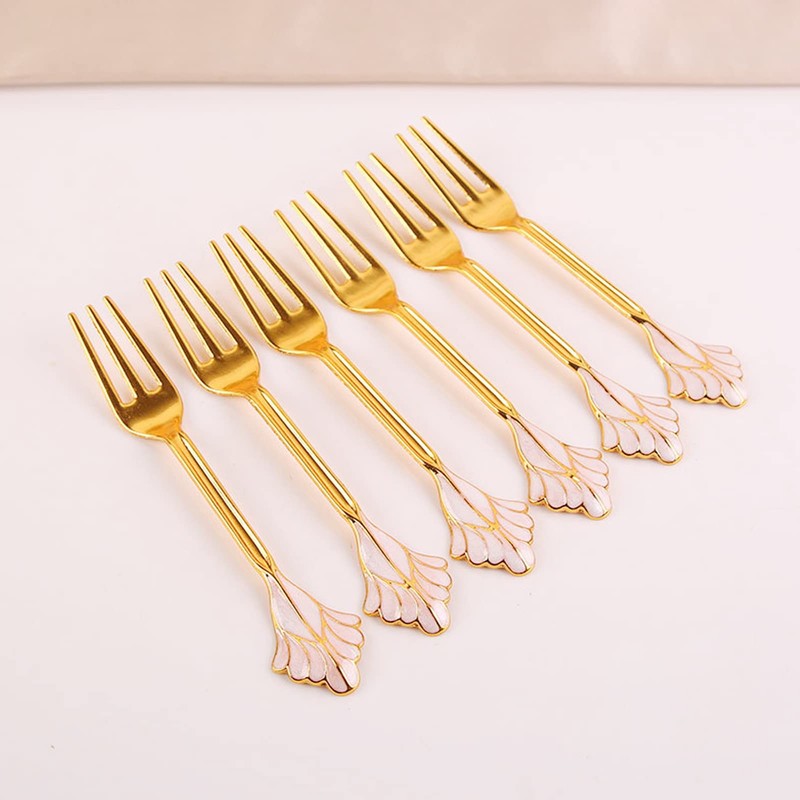 Coffee Dessert Spoon Holder Set Gold Swan Base Holder Coffee