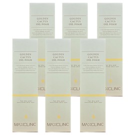 Max Clinic Golden Cactus Oil Foam 110ml 6 pieces (HI) / 맥스클리닉 골든 선인장 오일 폼 110ml 6개 (HI)
