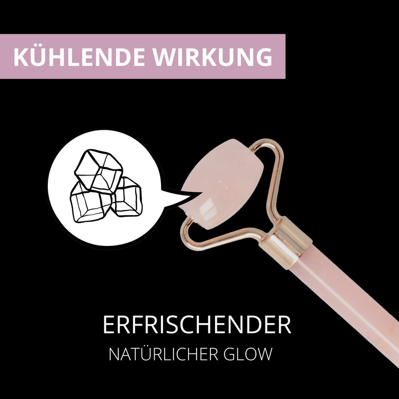 PARSA Beauty LOV.U Rose Quartz Face Roller - Face Roller