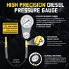 Kuntech 46PCS Compression & Leak Down Tester Kit Dual-Gauge for